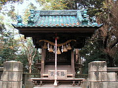 萱田の時平神社の社殿の写真