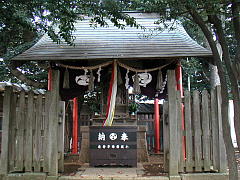 小板橋の時平神社の社殿の写真